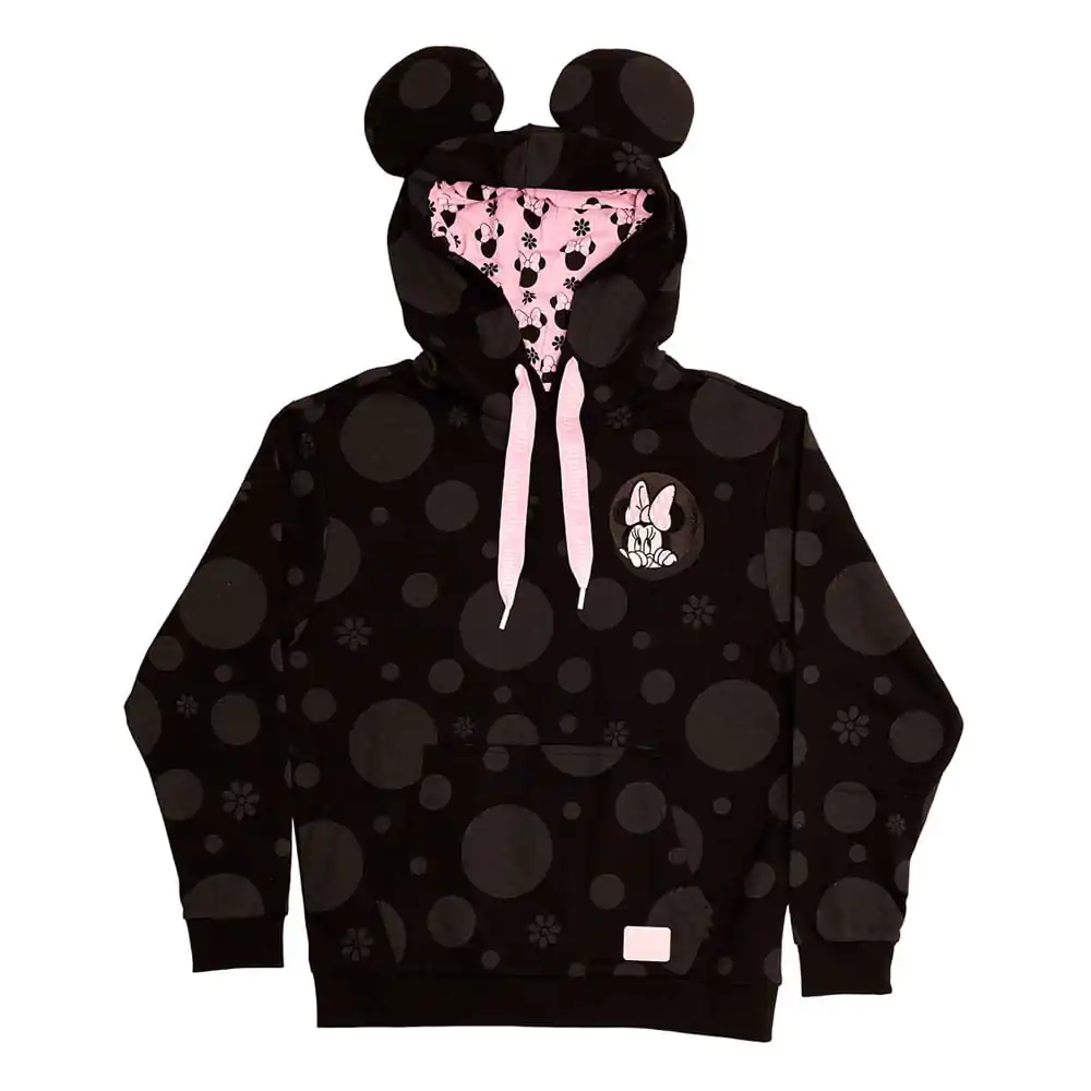 Disney by Loungefly Hoodie Sweater Unisex Minnie Rocks the Dots Florals product photo