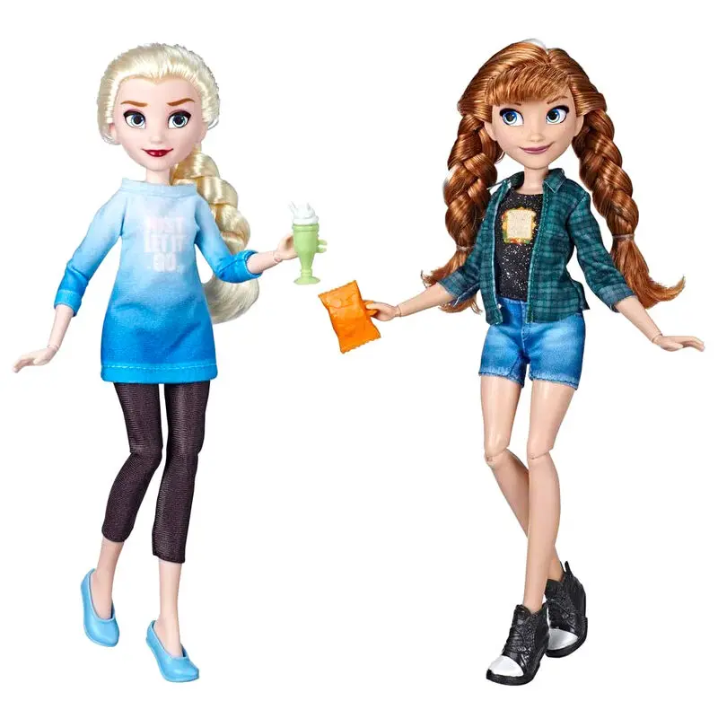 Disney Ralph Breaks the Internet Frozen Elsa and Anna dolls product photo