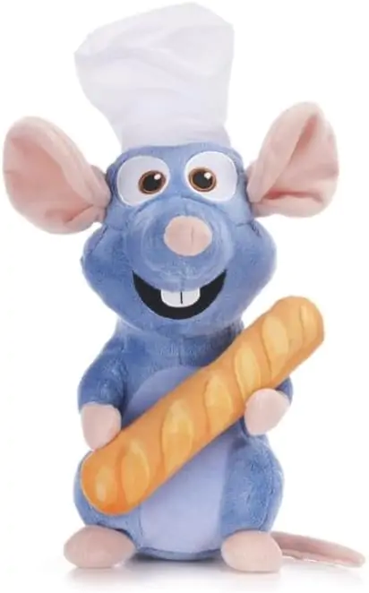 Disney Ratatouille Remy with bread plush toy 25cm product photo