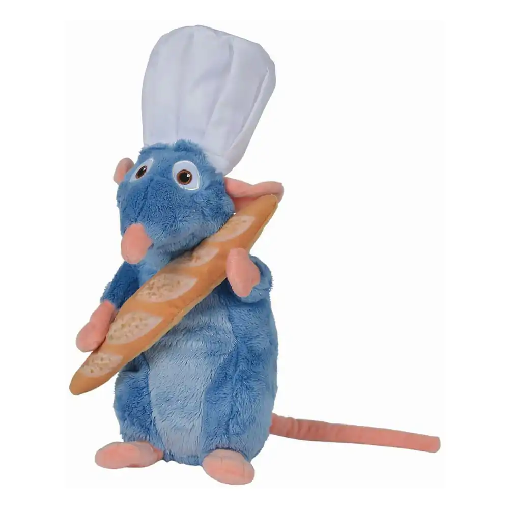 Disney Ratatouille - Remy with Chef Hat and Baguette Plush 25 cm product photo