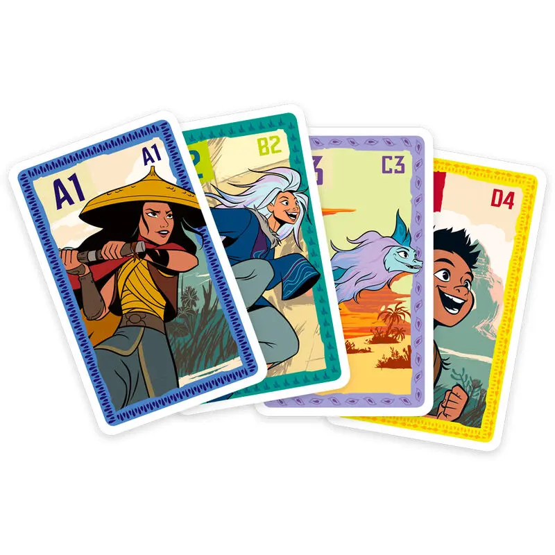 Disney Raya and the Last Dragon Shuffle 4 in 1 card game product photo