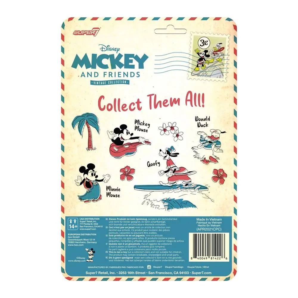 Disney ReAction Action Figure Wave 2 Vintage Collection - Minnie Mouse (Hawaiian Holiday) 10 cm product photo