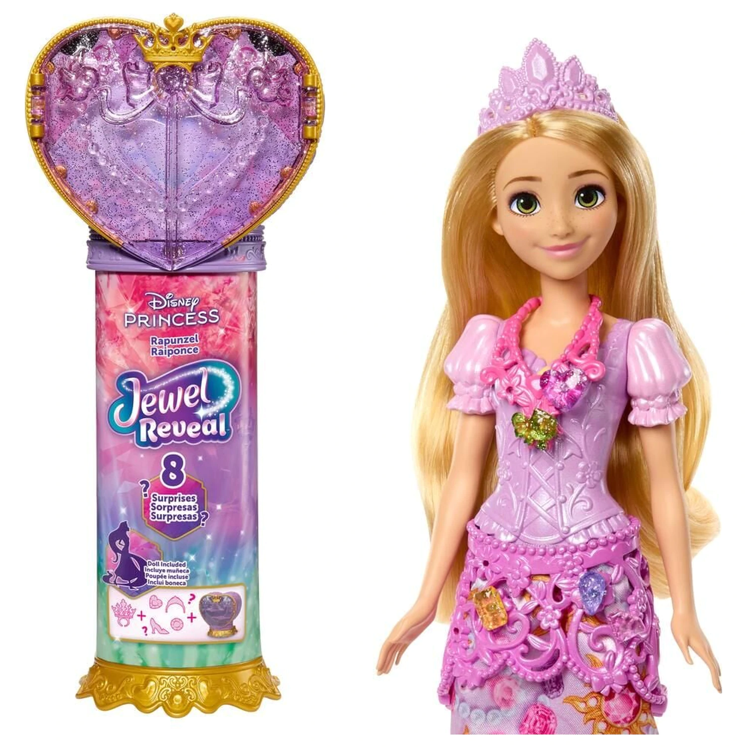 Disney Reveal Rapunzel doll product photo