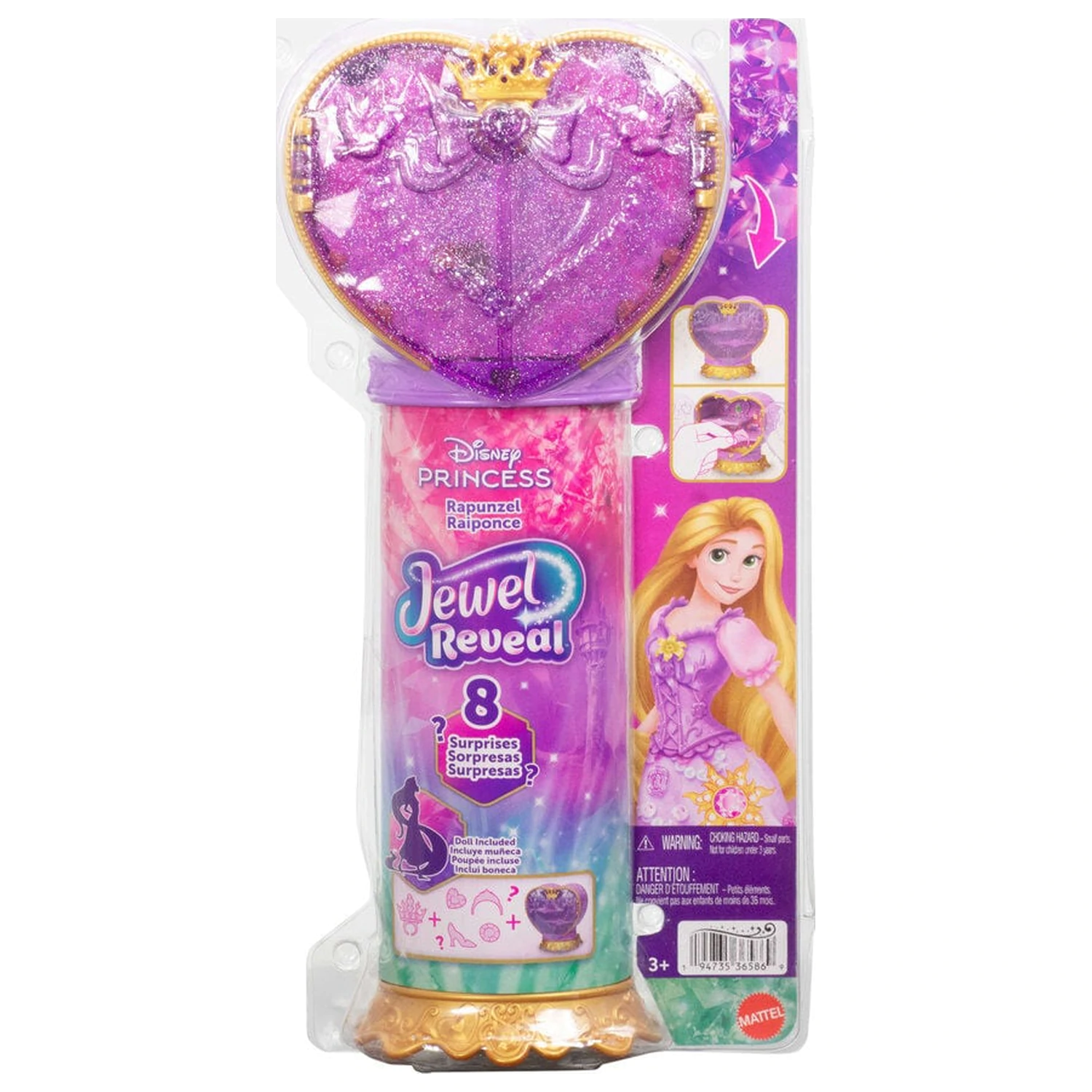 Disney Reveal Rapunzel doll product photo