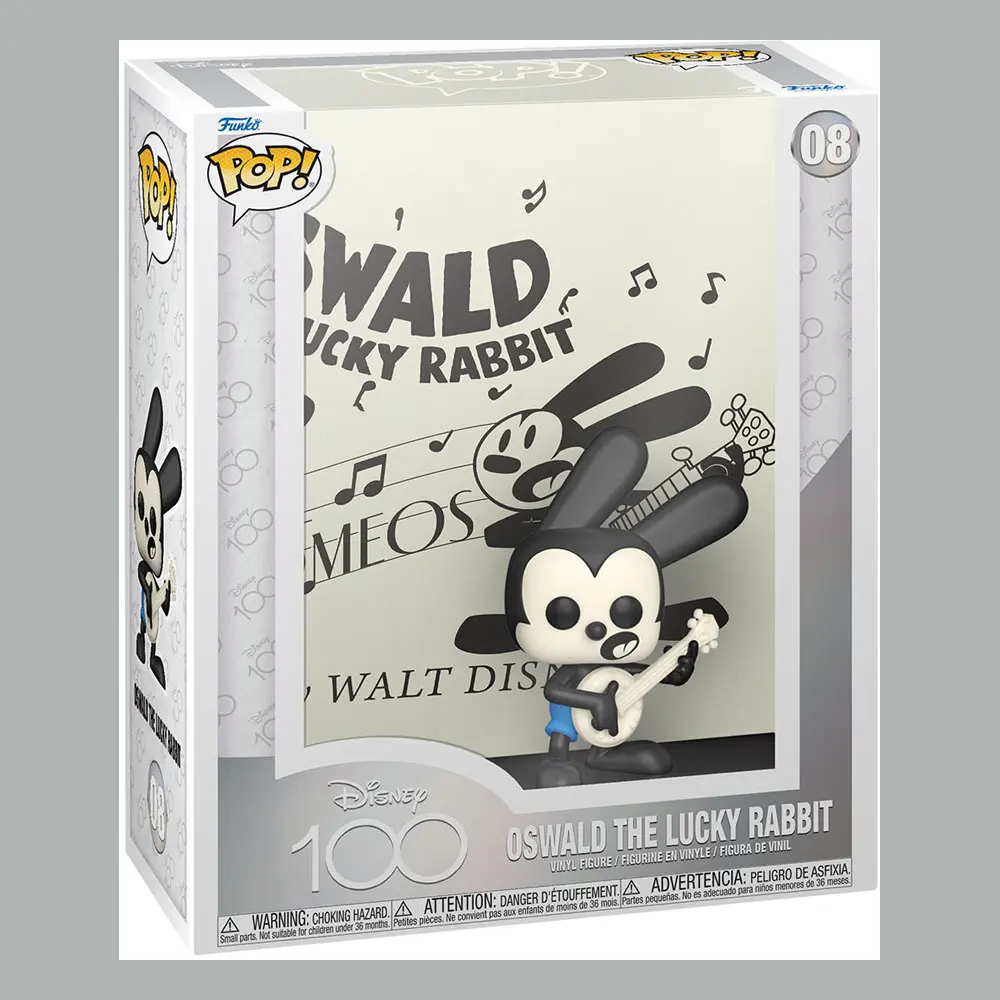Disney's 100th POP! Art Cover Vinyl Figure Oswald 9 cm product photo