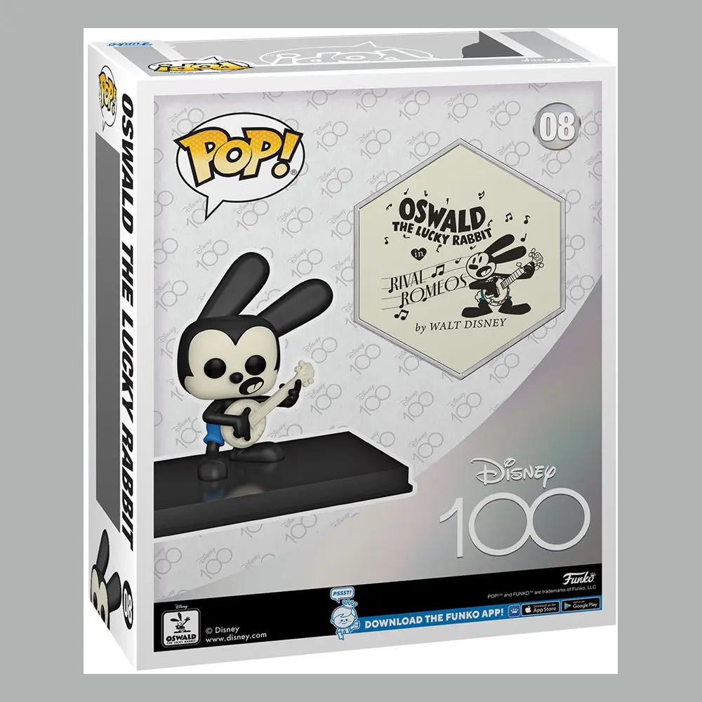 Disney's 100th POP! Art Cover Vinyl Figure Oswald 9 cm product photo