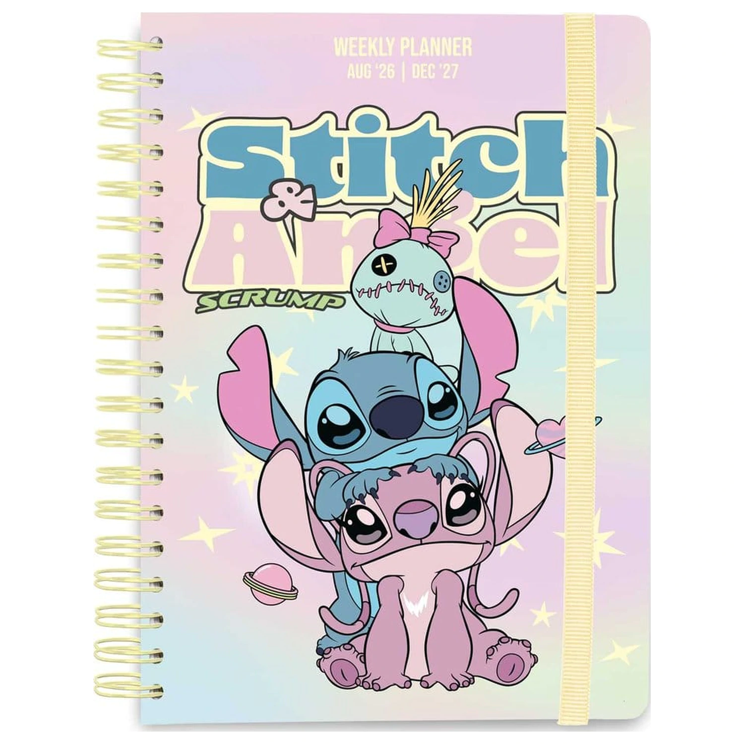 Disney School Diary weekly planner 2026/2027 Stitch and Angel A5 product photo