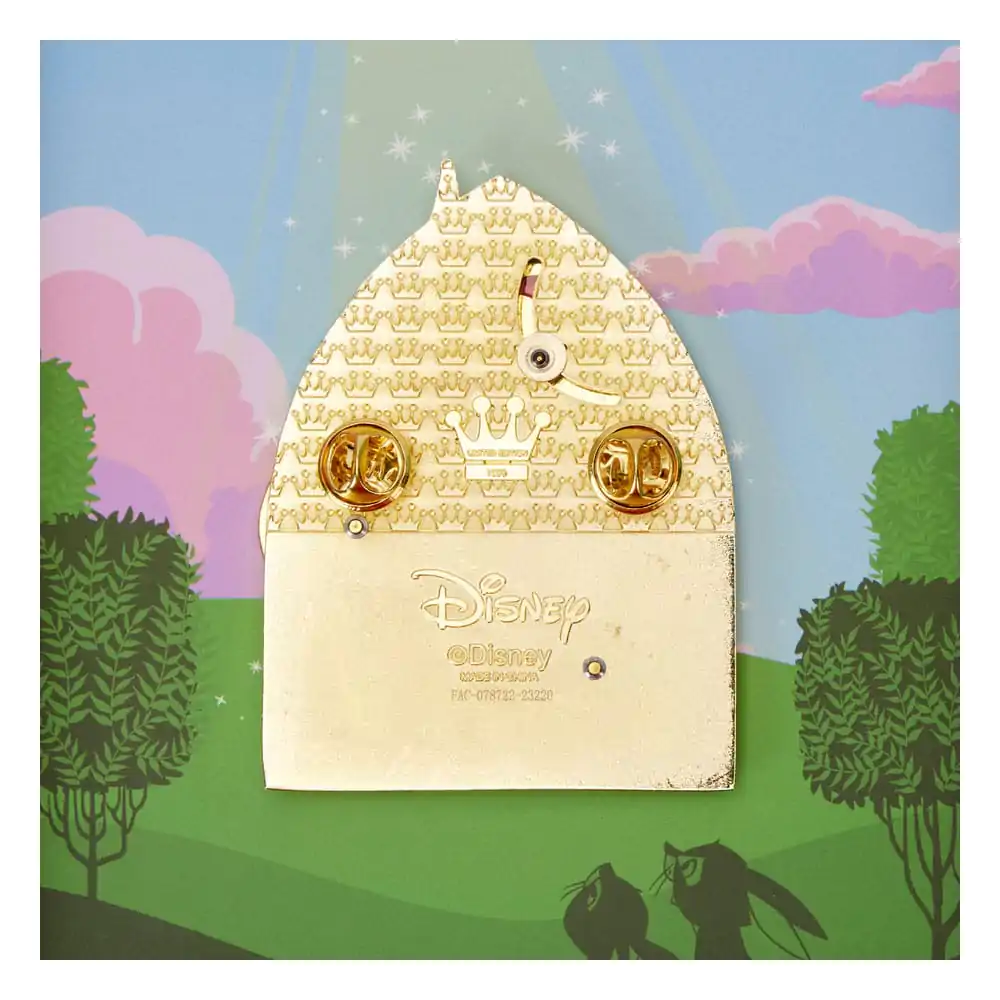 Disney by Loungefly Sliding Enamel Pin Sleeping Beauty Aurora Castle & Fairies Limited Edition 8 cm product photo