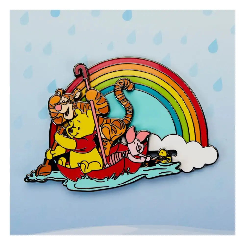 Disney by Loungefly Sliding Enamel Pin Winnie the Pooh Rainy Day Limited Edition 8 cm product photo