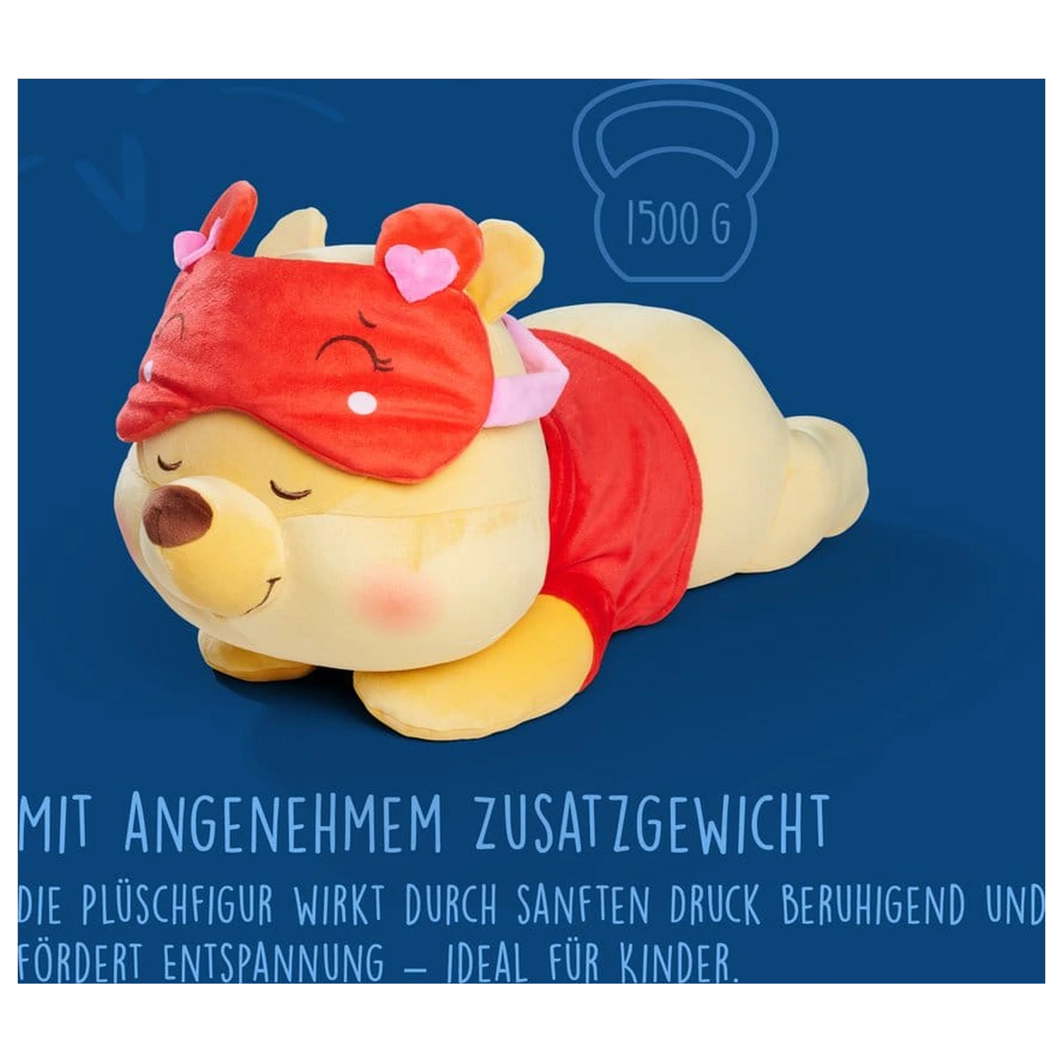 Disney Snuglets Wellbeing Heavy Plush Figure Winnie the Pooh 40 cm product photo