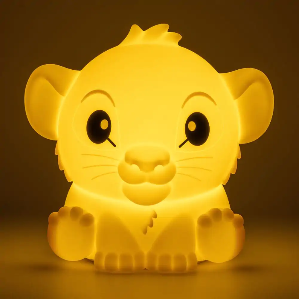 Disney Squishy Glo Silicon Light The Lion King Simba 15 cm product photo