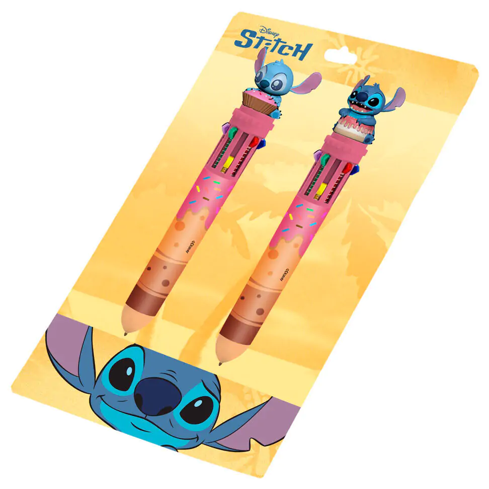 Disney Stitch pack 2 pens 10 colours termékfotó