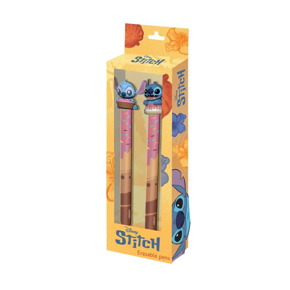 Disney Stitch pack 2 erasable pens product photo