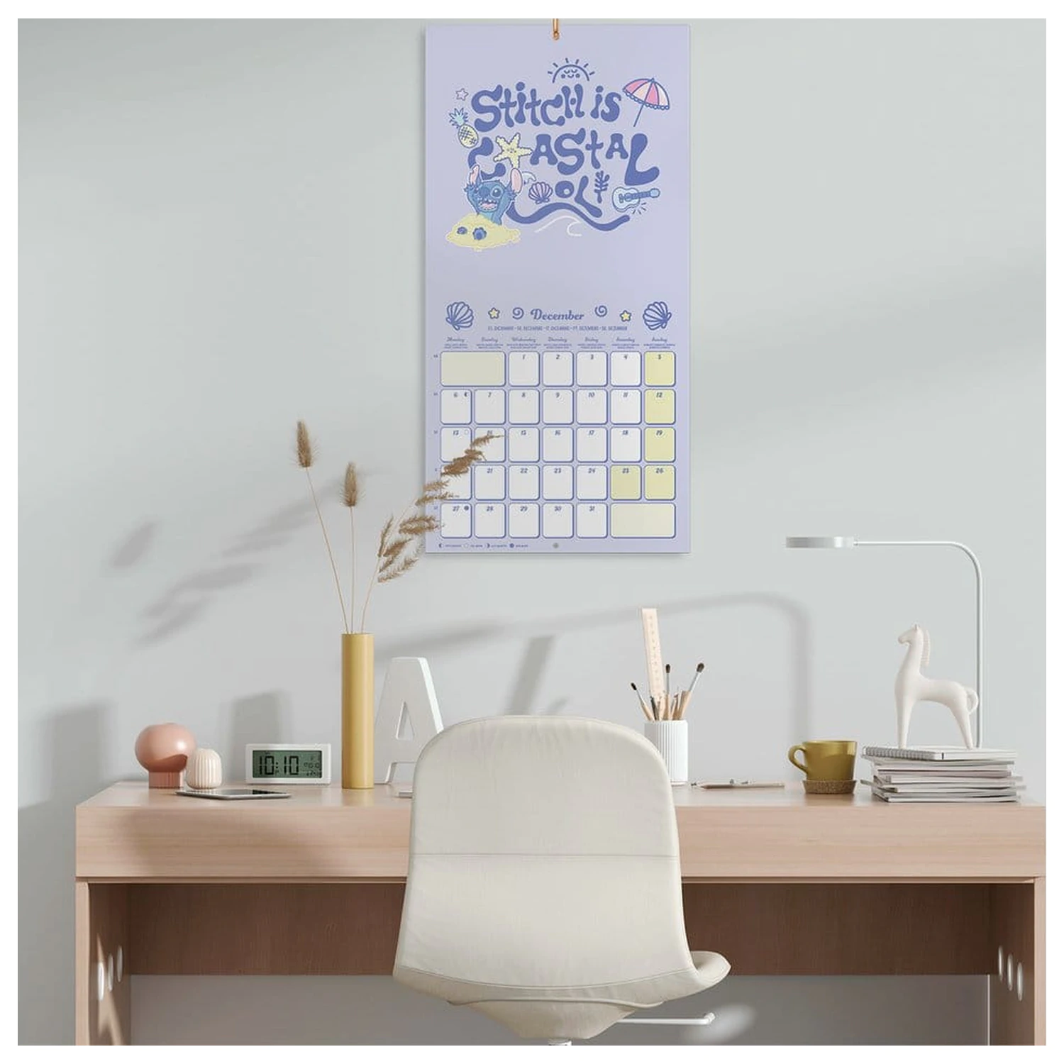 Disney Stitch 2027 Wall Calendar 30 x 30 cm product photo