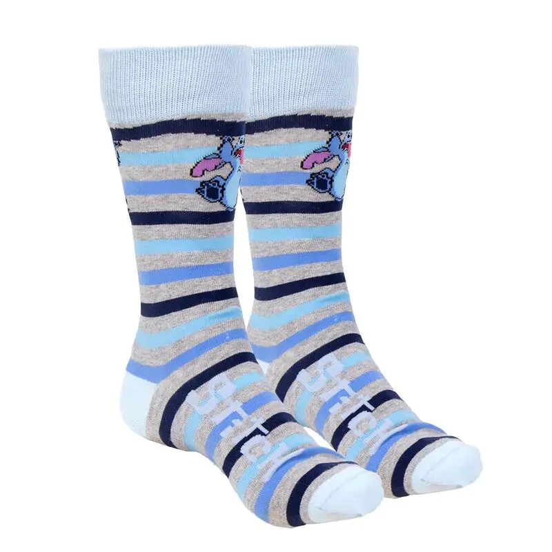 Disney Stitch Pack of 3 adult socks product photo