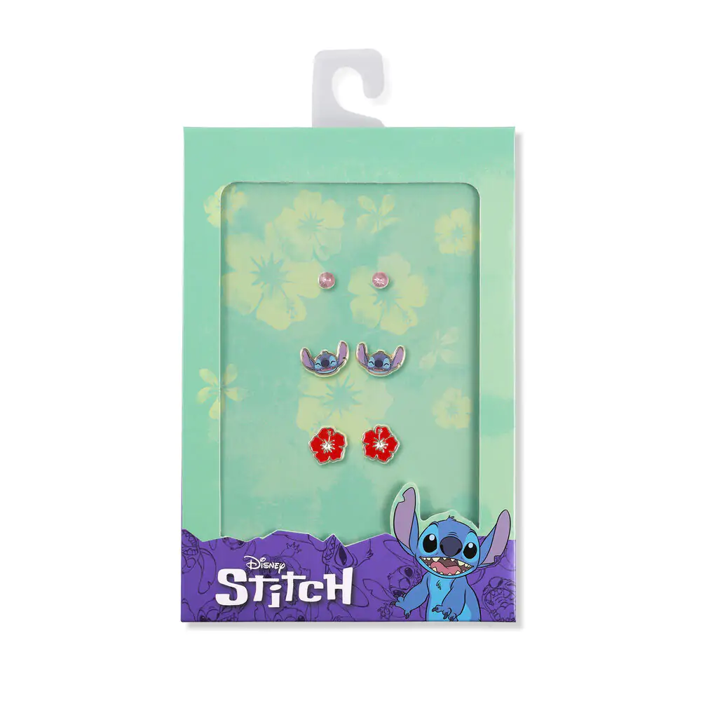 Disney Stitch Set 3 pairs of earrings product photo