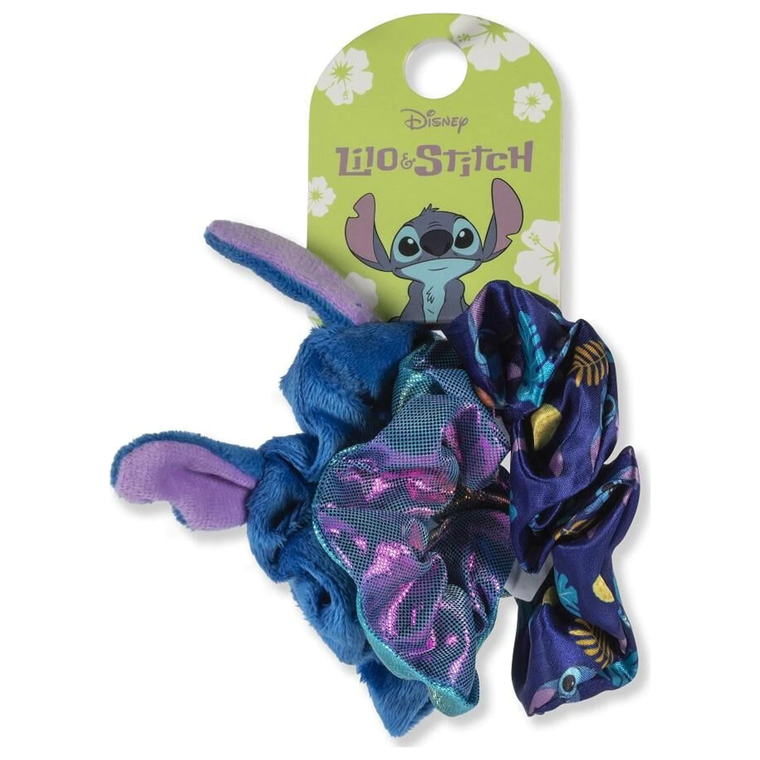 Disney Stitch 3 hair scrunchie set product photo