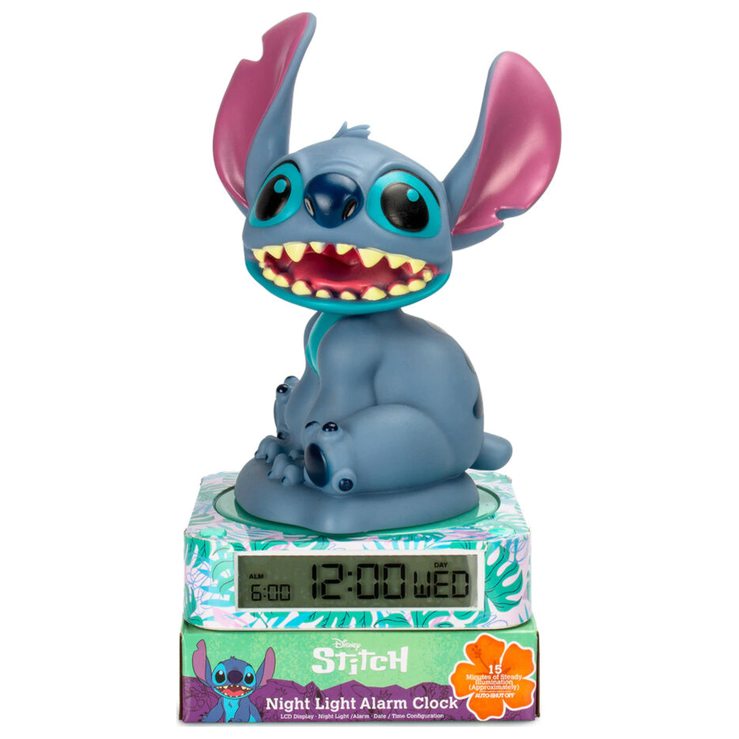 Disney Stitch 3D lamp with alarm product photo