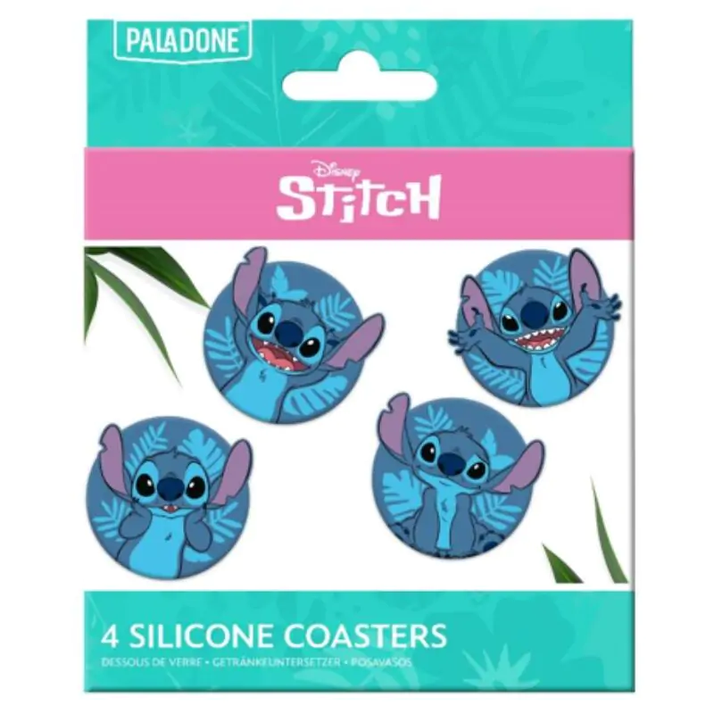 Disney Stitch Set 4 coasters product photo