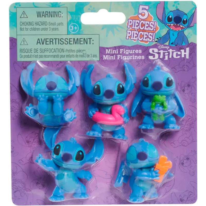 Disney Stitch set 5 figures product photo