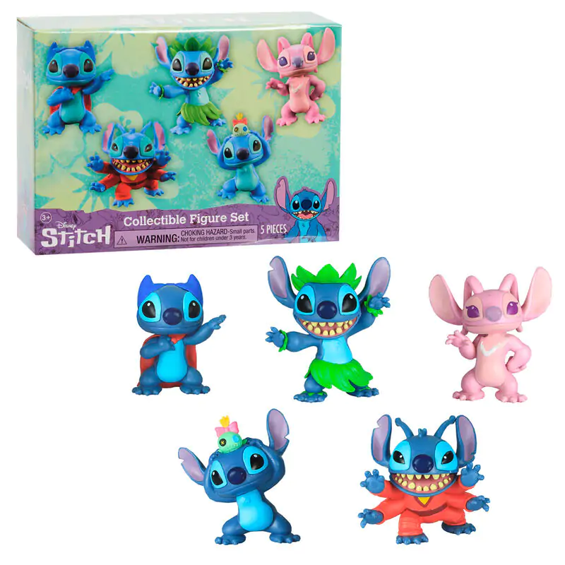 Disney Stitch pack 5 figures 7cm termékfotó