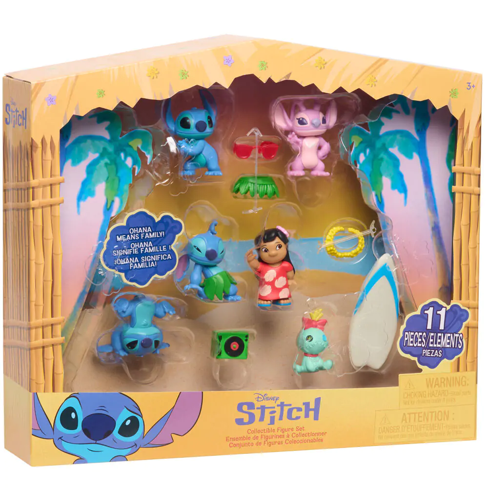 Disney Stitch pack 6 figures 5cm product photo