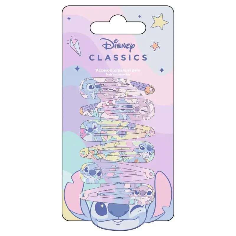 Disney Stitch blister pack 6 hairpins product photo