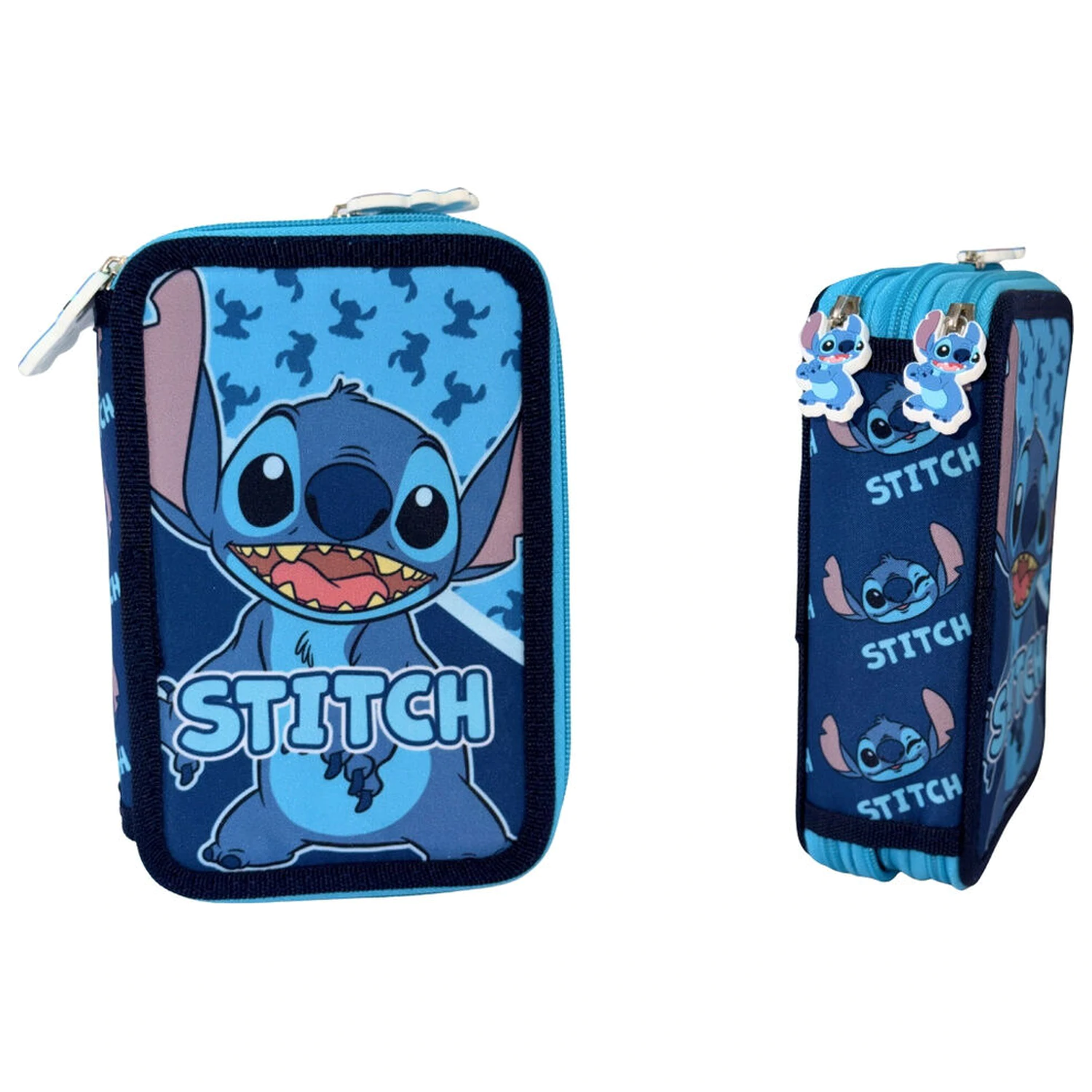 Disney Stitch Abstract triple pencil case product photo