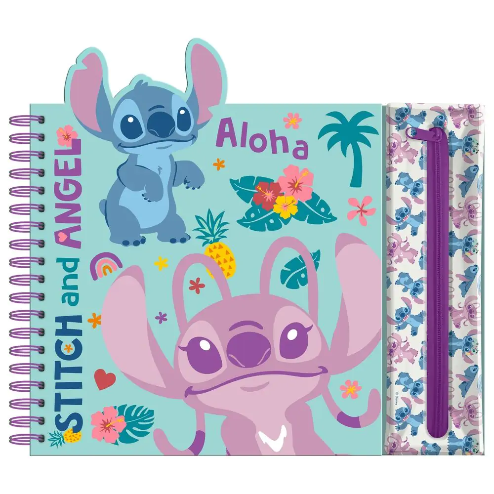 Disney Stitch Activity notebook with removable case product photo