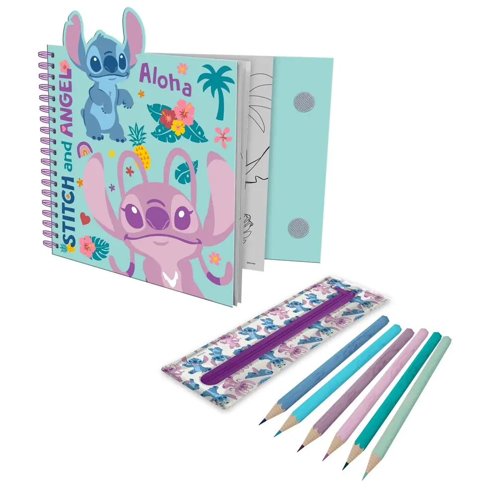 Disney Stitch Activity notebook with removable case termékfotó