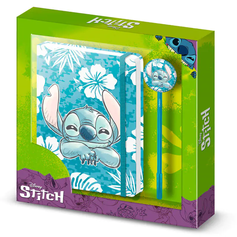 Disney Stitch Aloha diary + pen set product photo