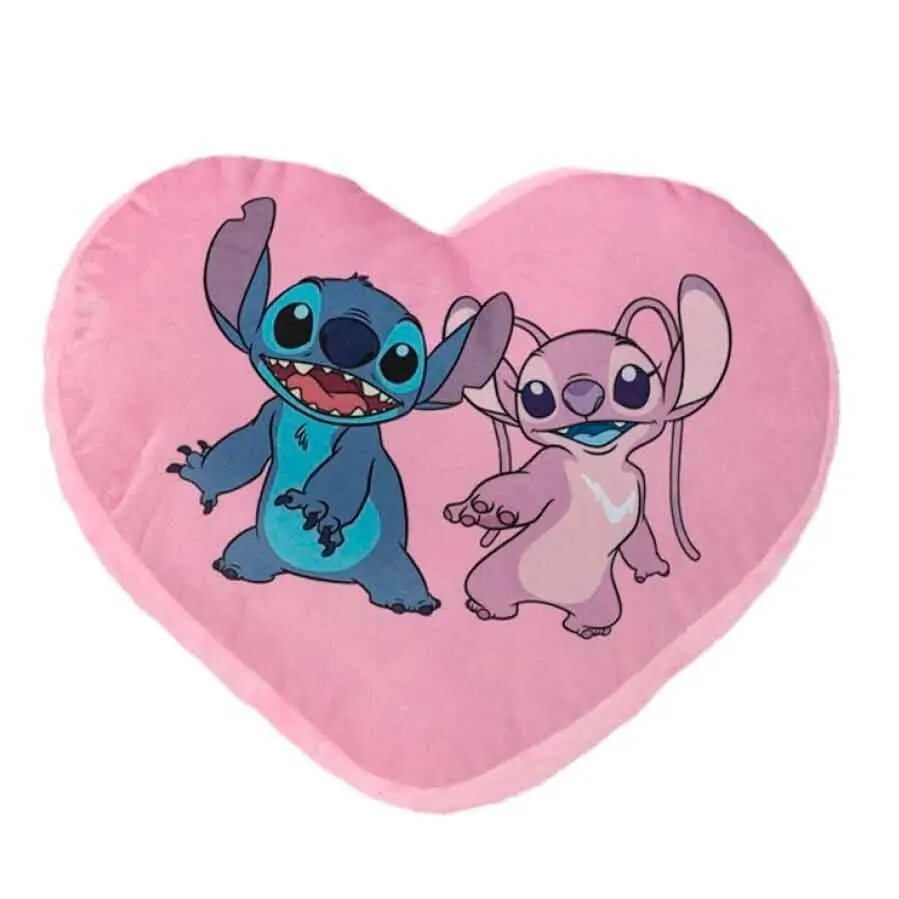 Disney Stitch &amp; Angel 3D cushion product photo