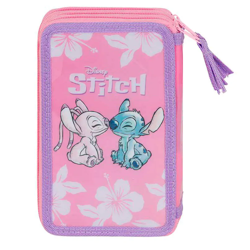 Disney Stitch &amp; Angel filled pencil case product photo