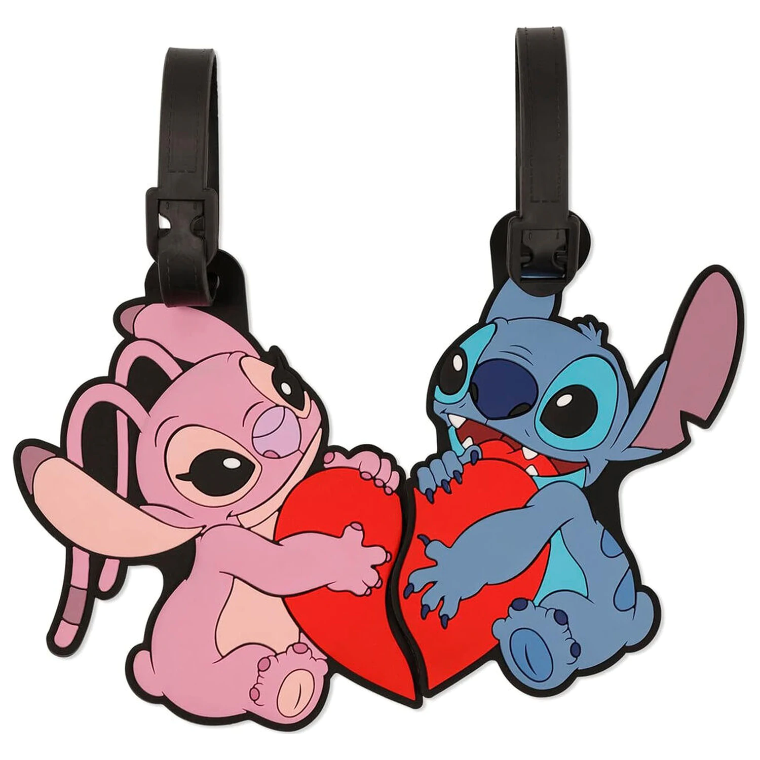 Disney Stitch & Angel set of 2 luggage labels product photo