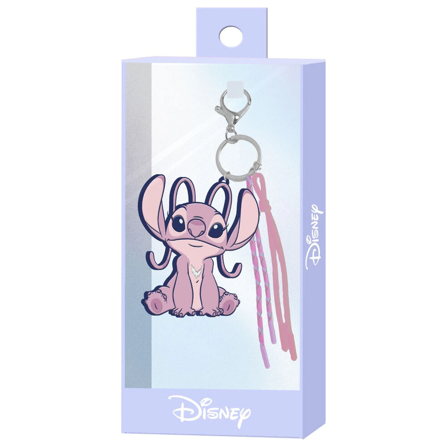 Disney Stitch Angel charm keychain product photo
