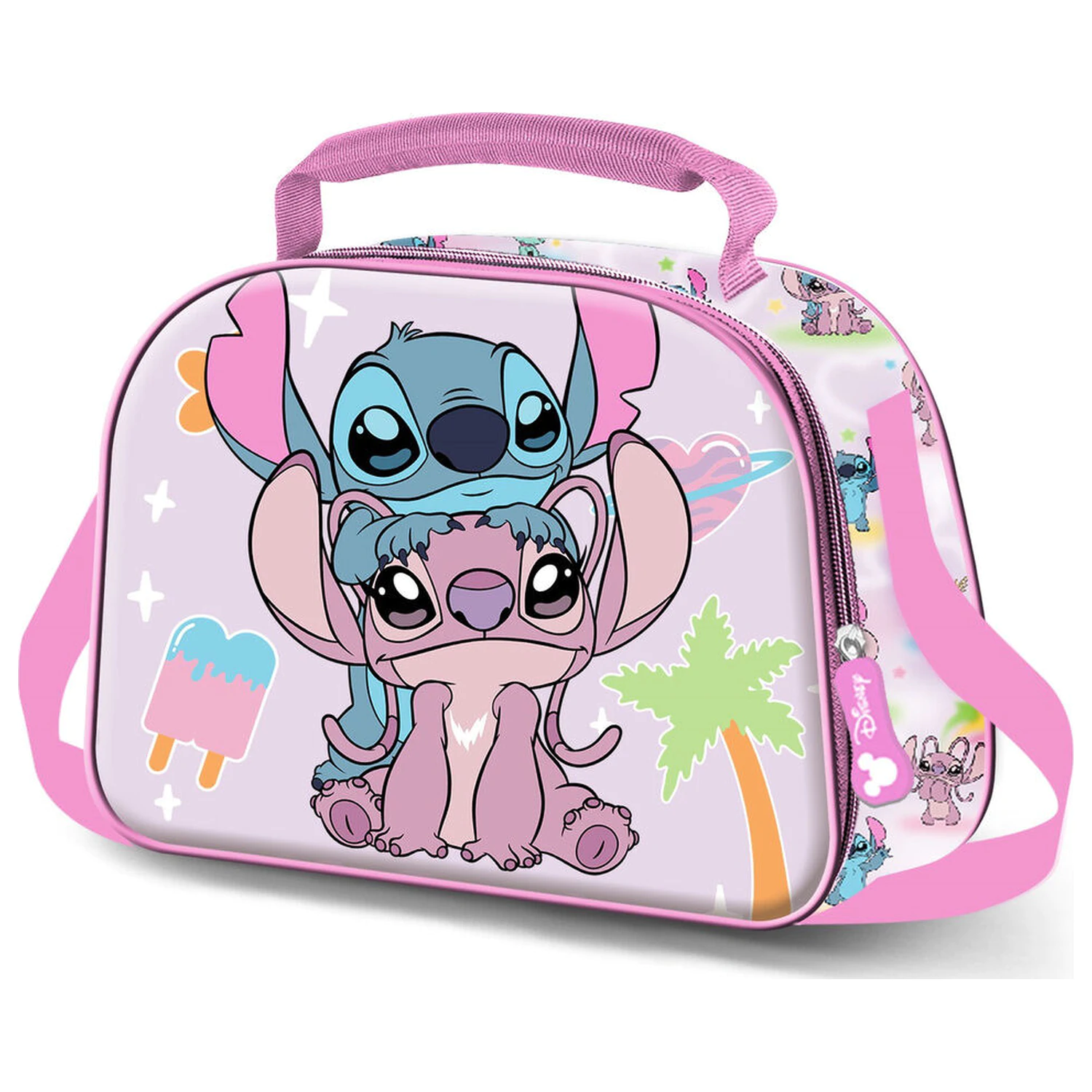 Disney Stitch & Angel Couple 3D lunch bag product photo
