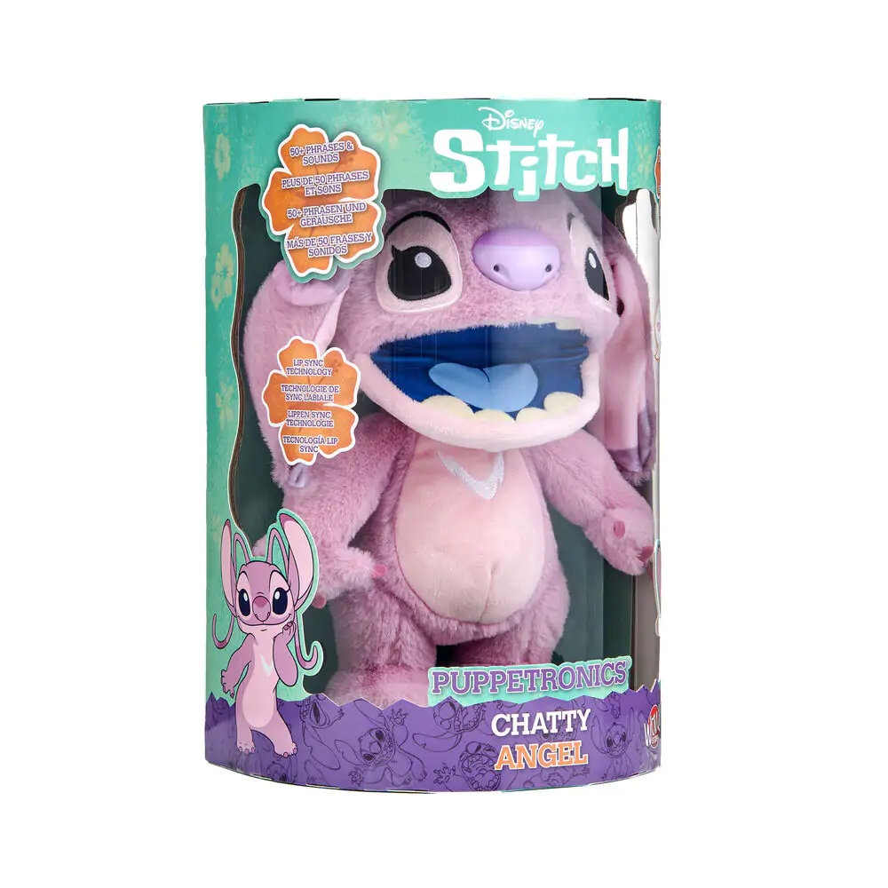 Disney Stitch Angel electric interactive puppet figure 30 cm product photo