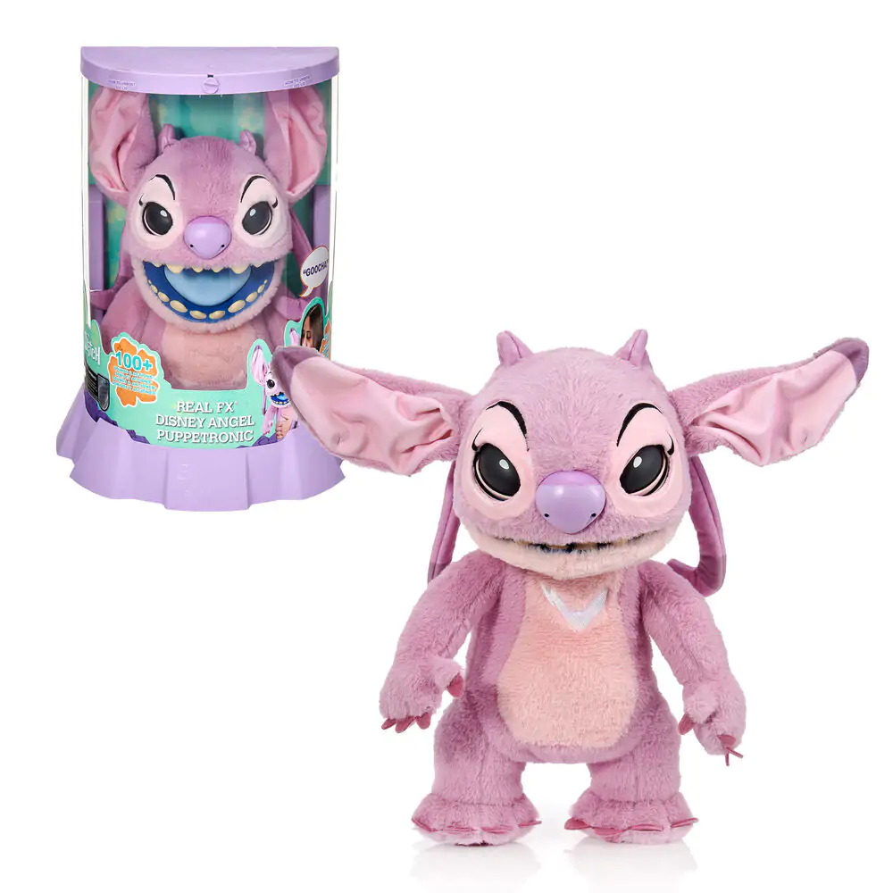 Disney Stitch Angel electric interactive puppet figure 45cm product photo