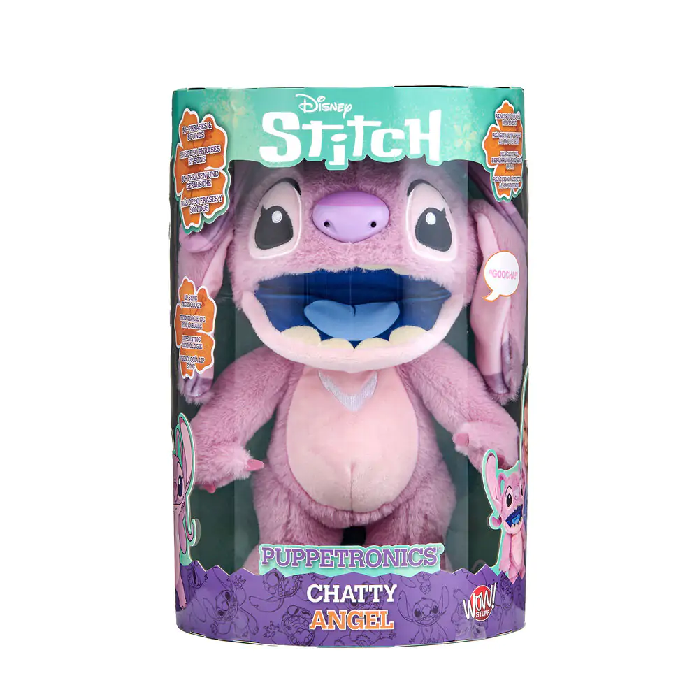 Disney Stitch Angel electric interactive puppet figure 30 cm product photo