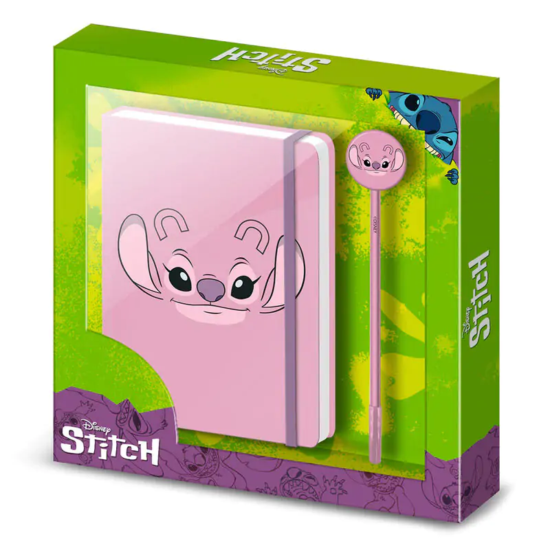 Disney Stitch Angel diary + pen set termékfotó