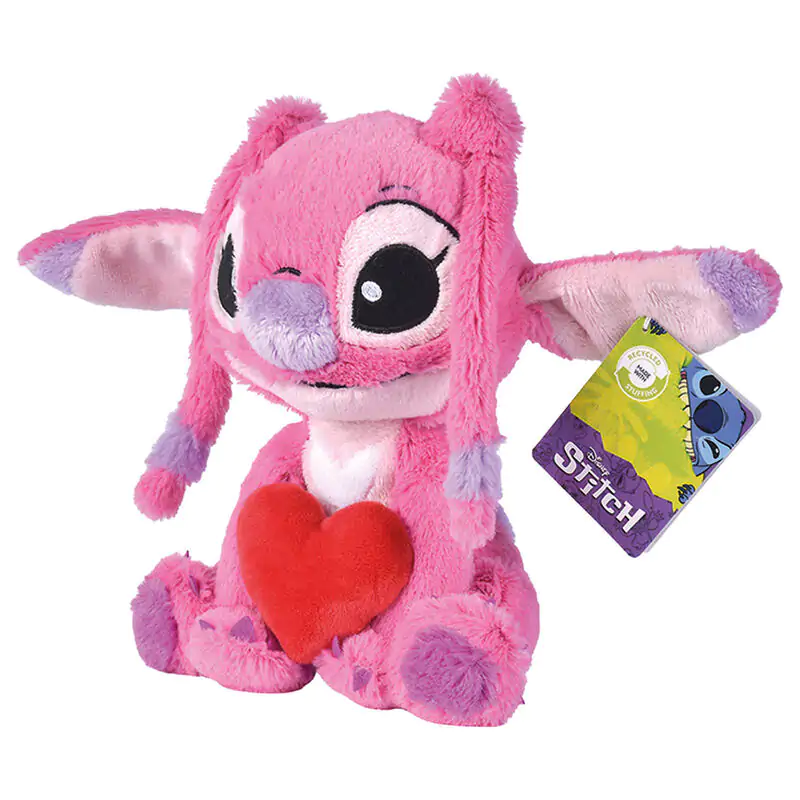 Disney Stitch Angel heart plush toy 25cm product photo