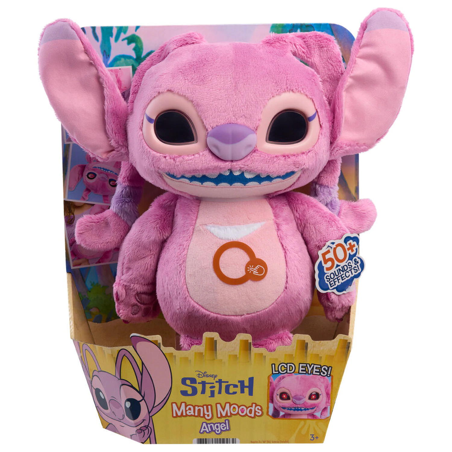 Disney Stitch Angel Interactive plush toy product photo