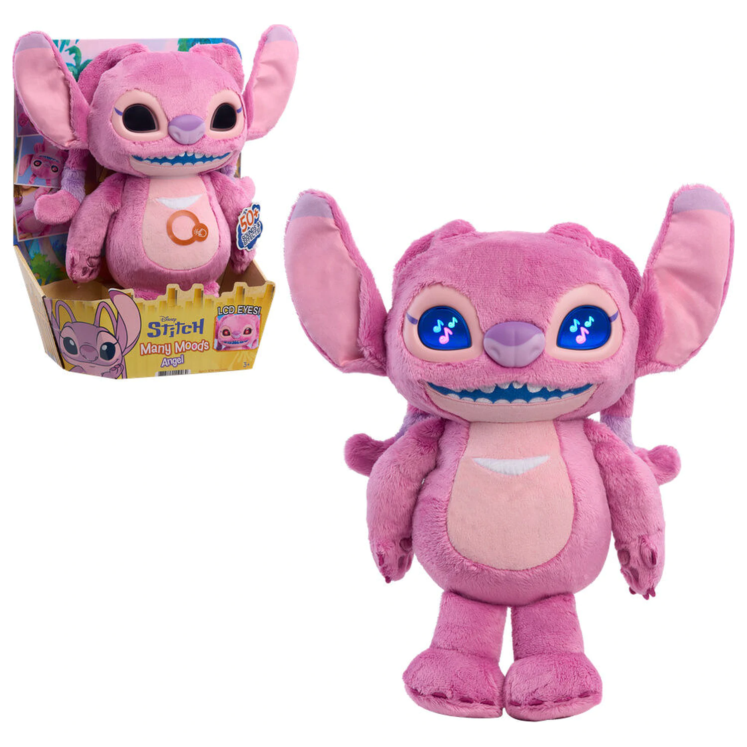 Disney Stitch Angel Interactive plush toy product photo