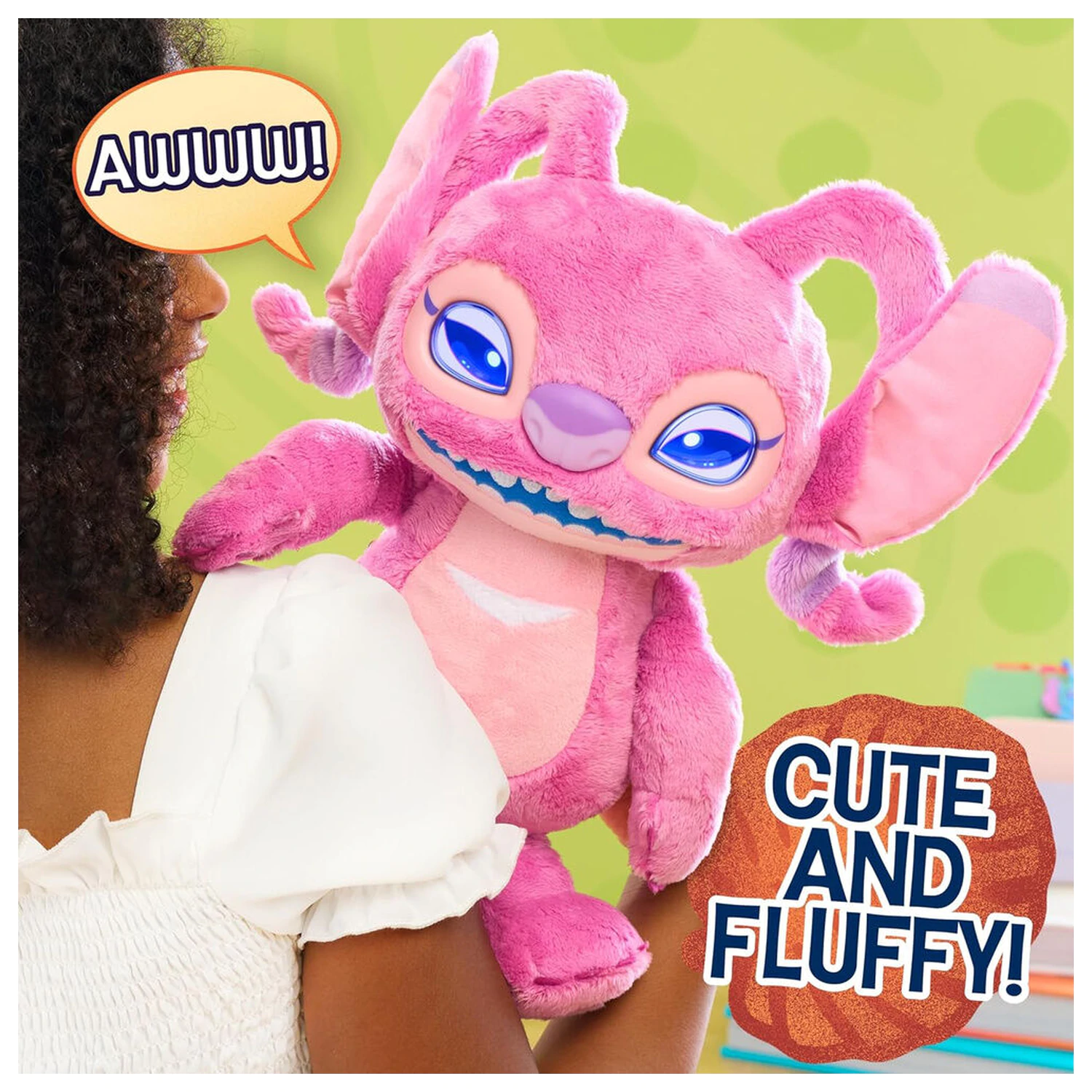 Disney Stitch Angel Interactive plush toy product photo