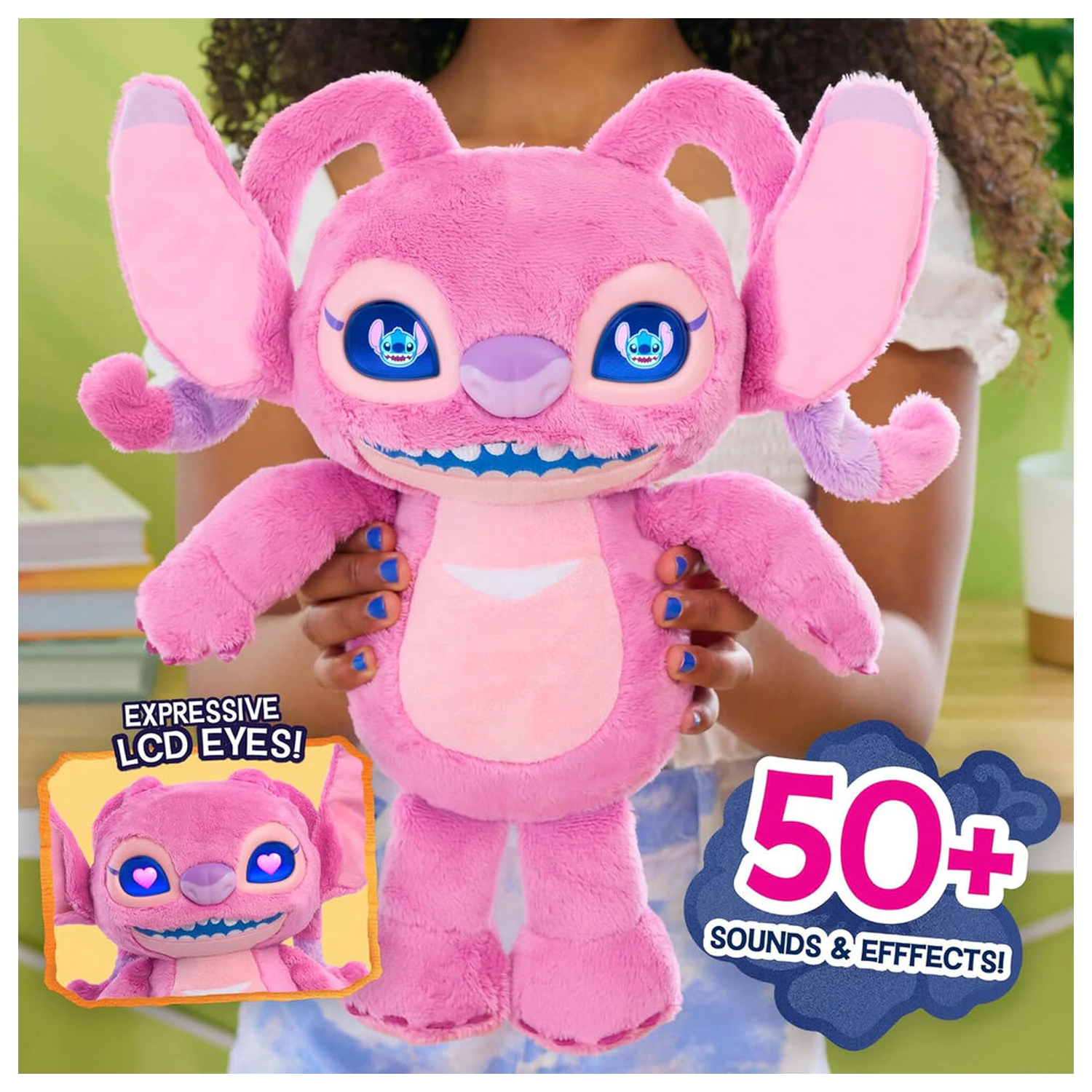 Disney Stitch Angel Interactive plush toy product photo