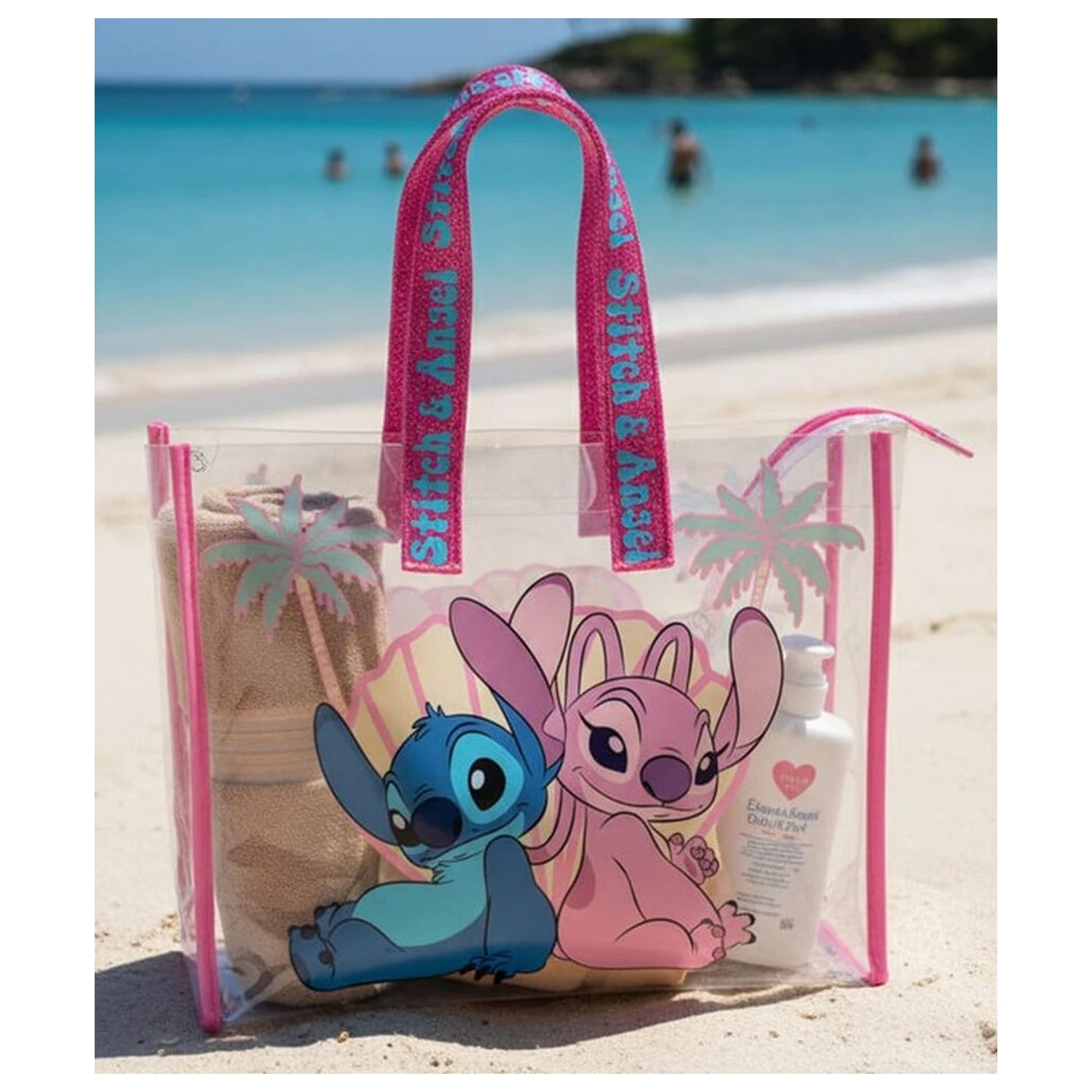 Disney Stitch & Angel beach bag product photo