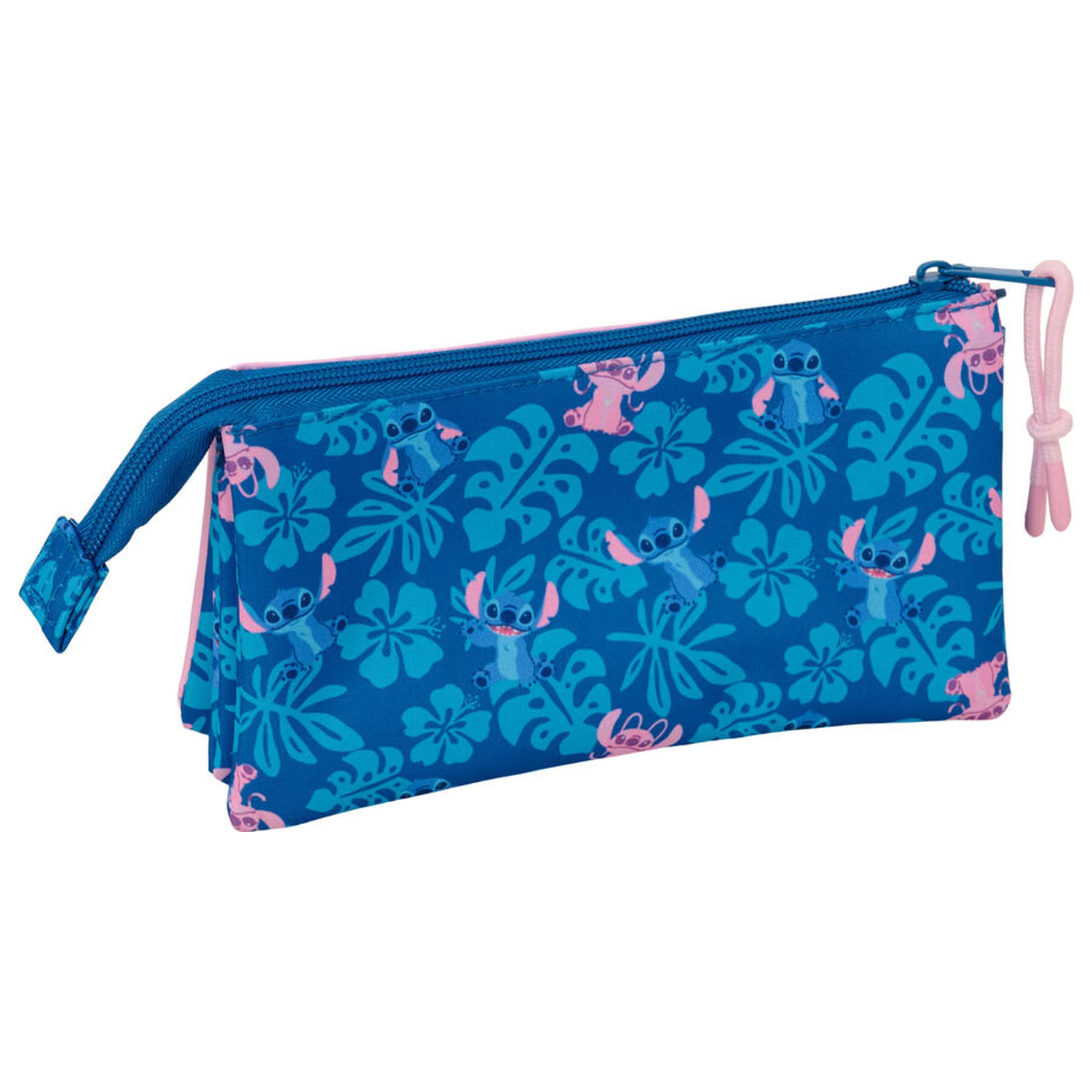 Disney Stitch & Angel triple pencil case product photo