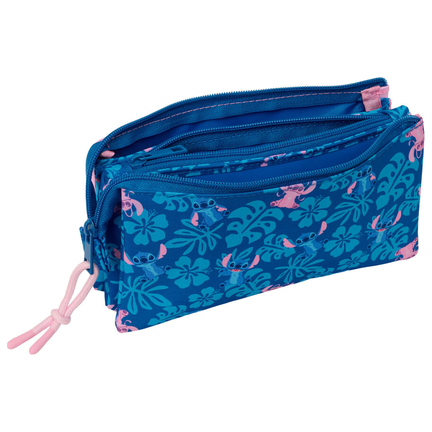 Disney Stitch & Angel triple pencil case product photo