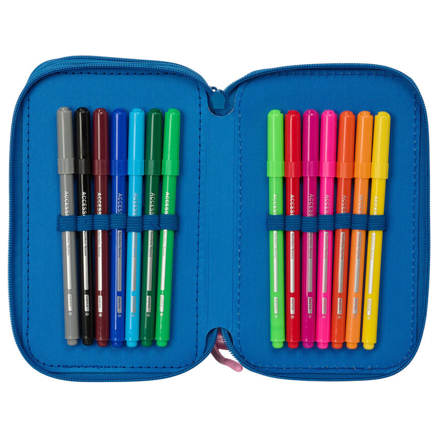 Disney Stitch & Angel triple pencil case 37pcs product photo