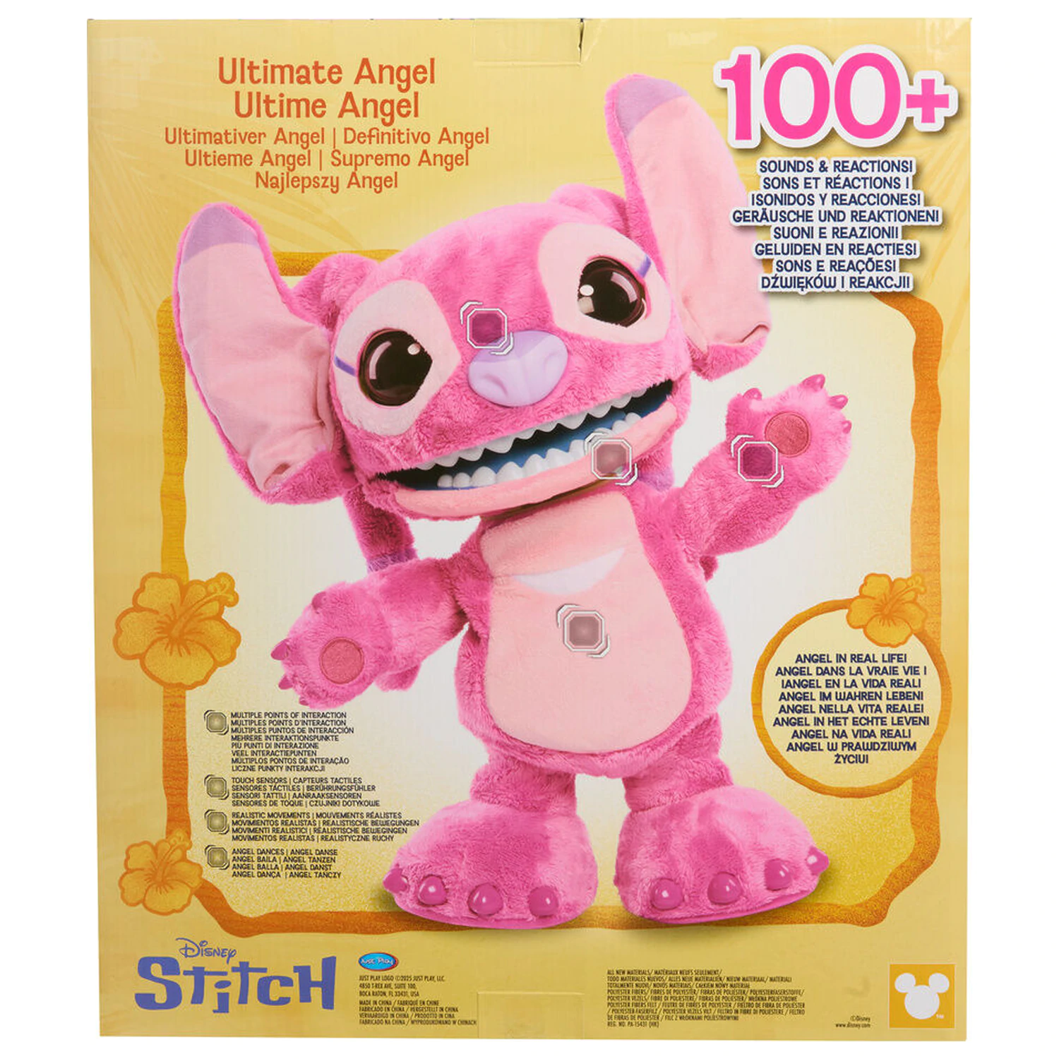 Disney Stitch Angel Ultimate Interactive plush toy product photo